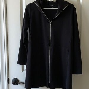 Comfy USA Black Zip-Up Hoodie